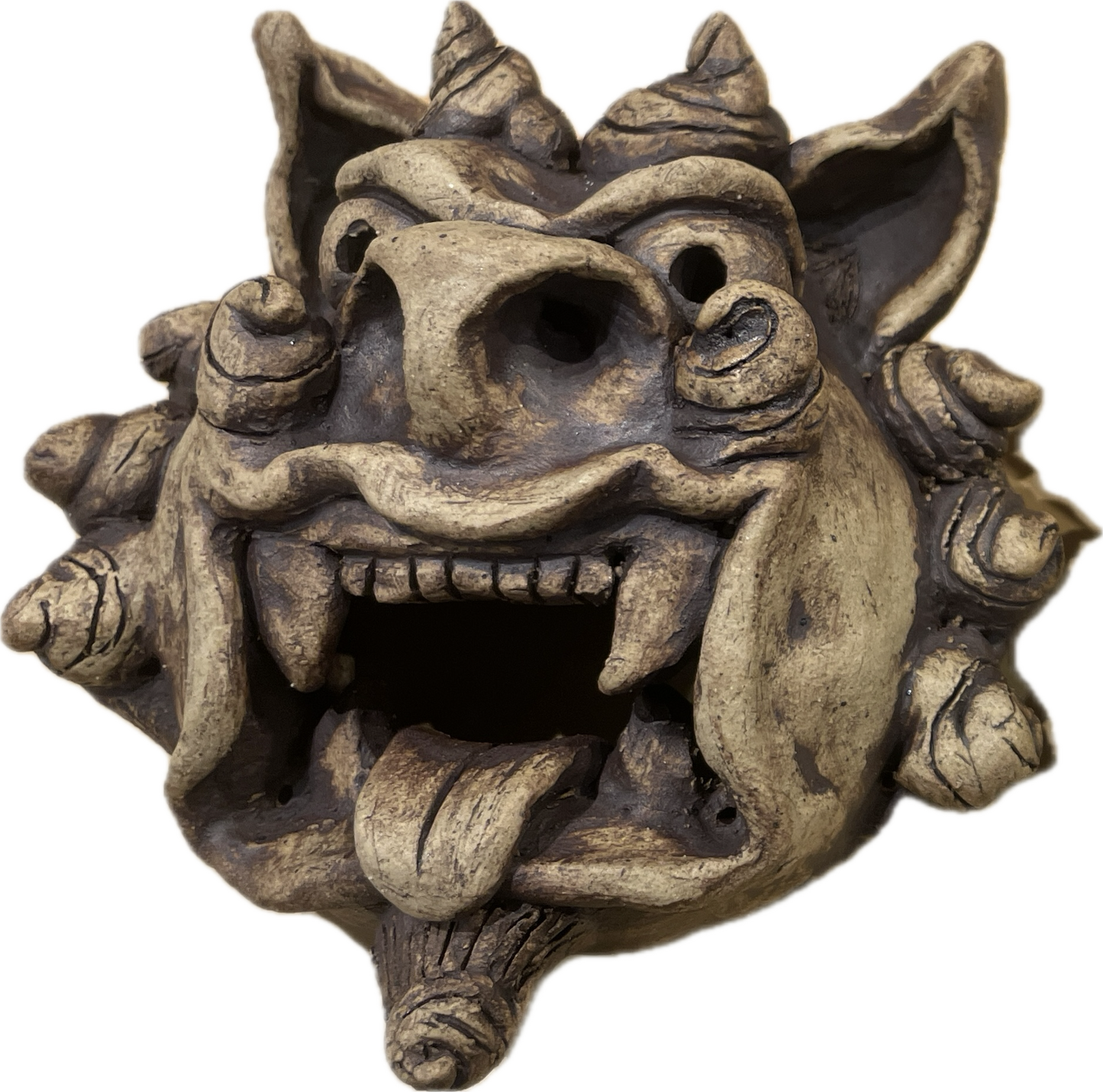 Open mouth Shiisaa sticker